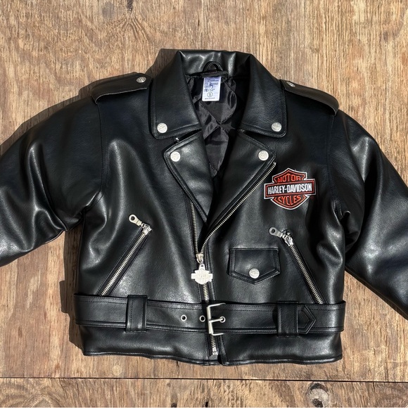 Harley-Davidson Other - Vintage Harley-Davidson Youth Motorcycle Jacket!